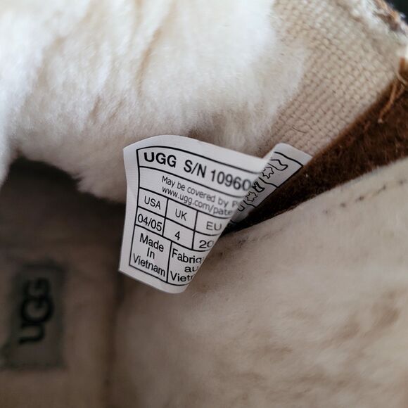 Ugg Chestnut Boots Girls Size 4/5 - Picture 6 of 6